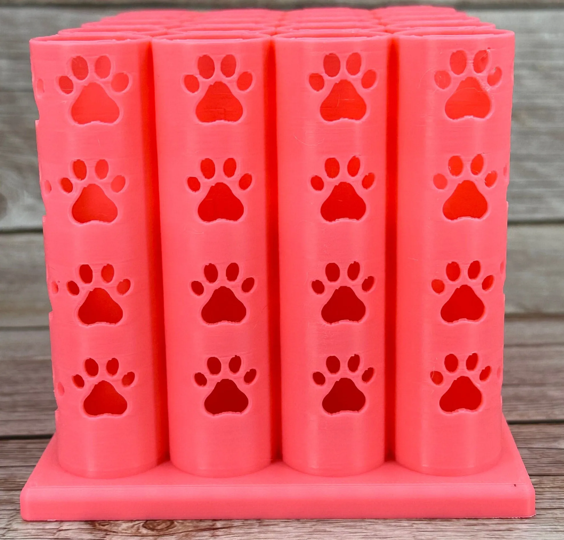 The Boston Terrier - Medium Dog Size Grooming Scissor Holder Vertical Up to 20 pairs, Simple organizer |