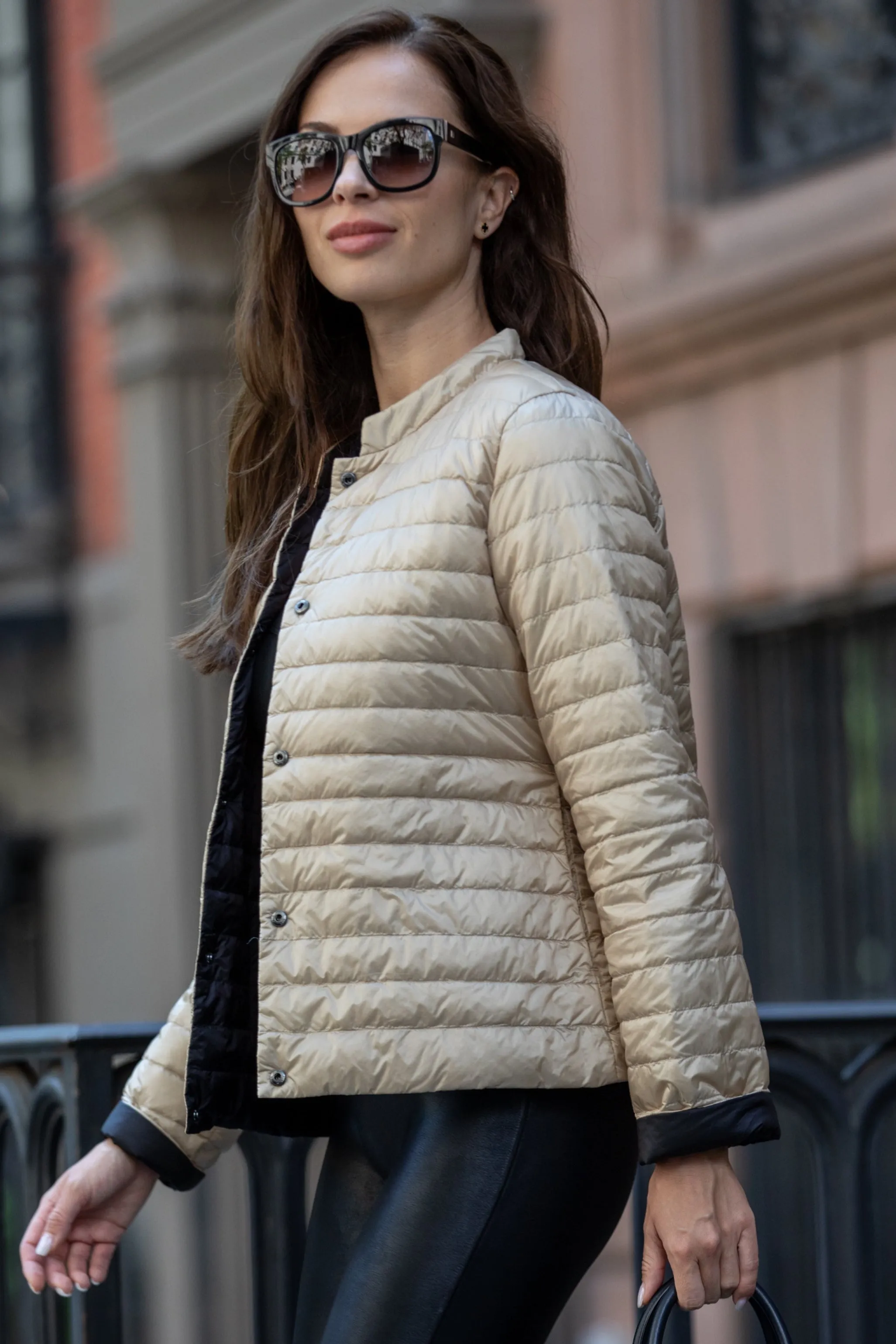 The Leicester in Matte | Light weight 2 in 1 Reversible Down Jacket
