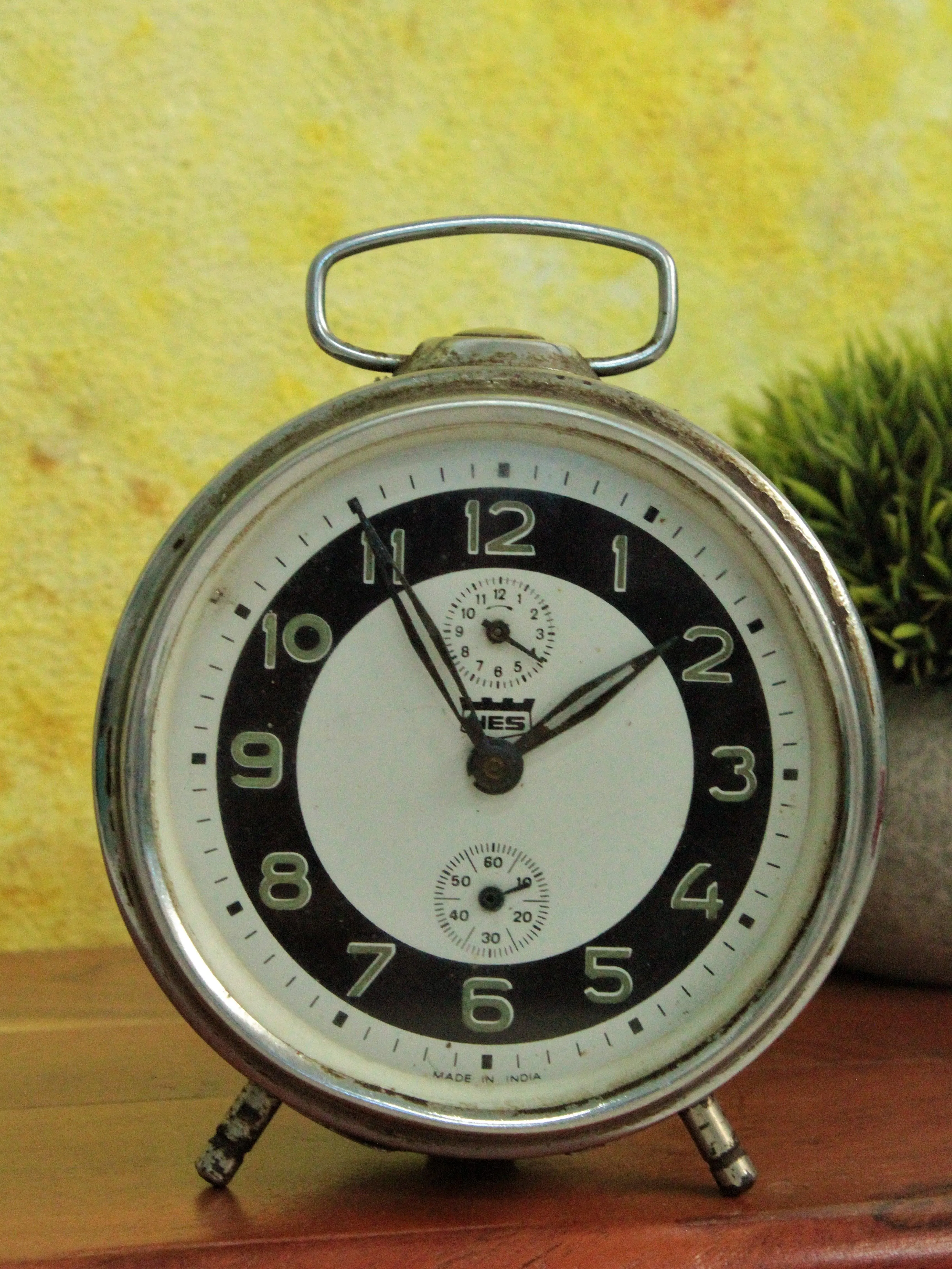 Timeless Swiss Craftsmanship, Made in India: Vintage Alarm Clock by HES