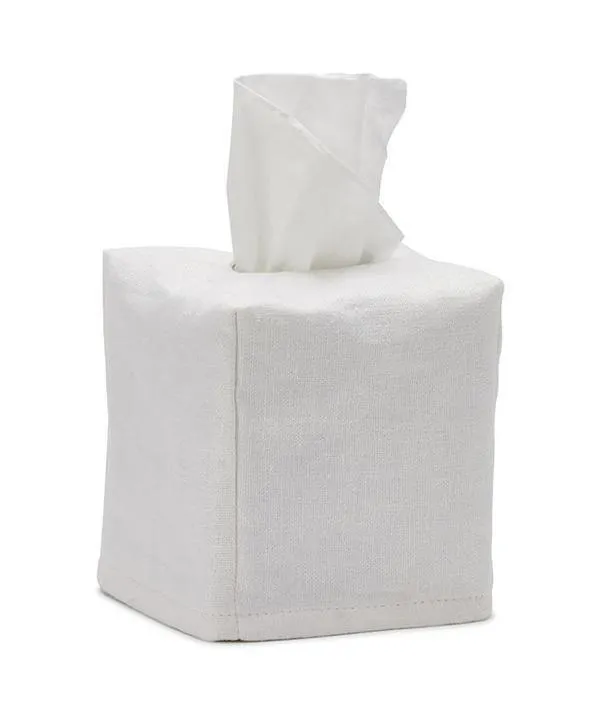 Tissue Box Cover | White Small