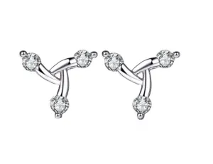 Trillion Stud Earrings