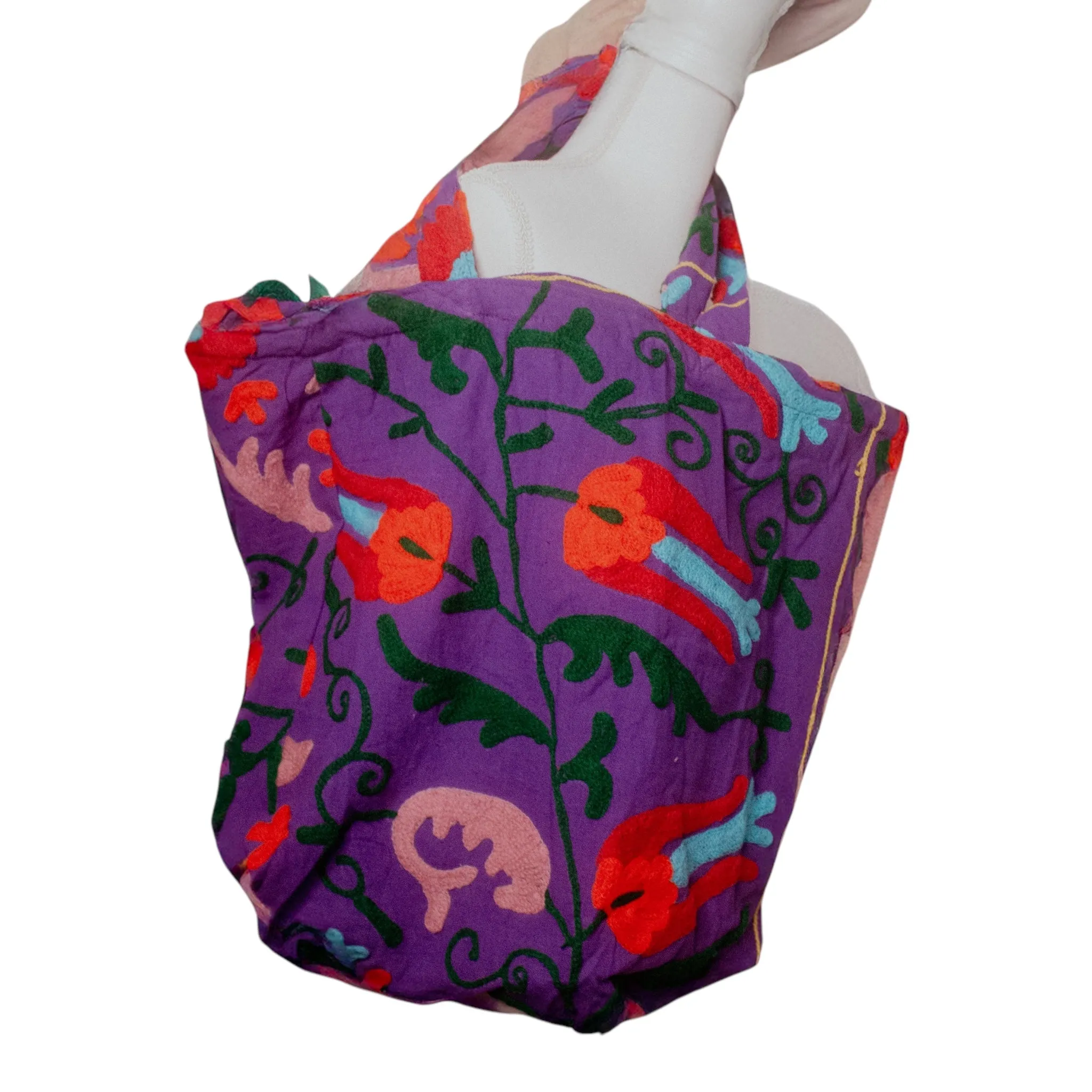 Tulip Garden Suzani Tote Bags