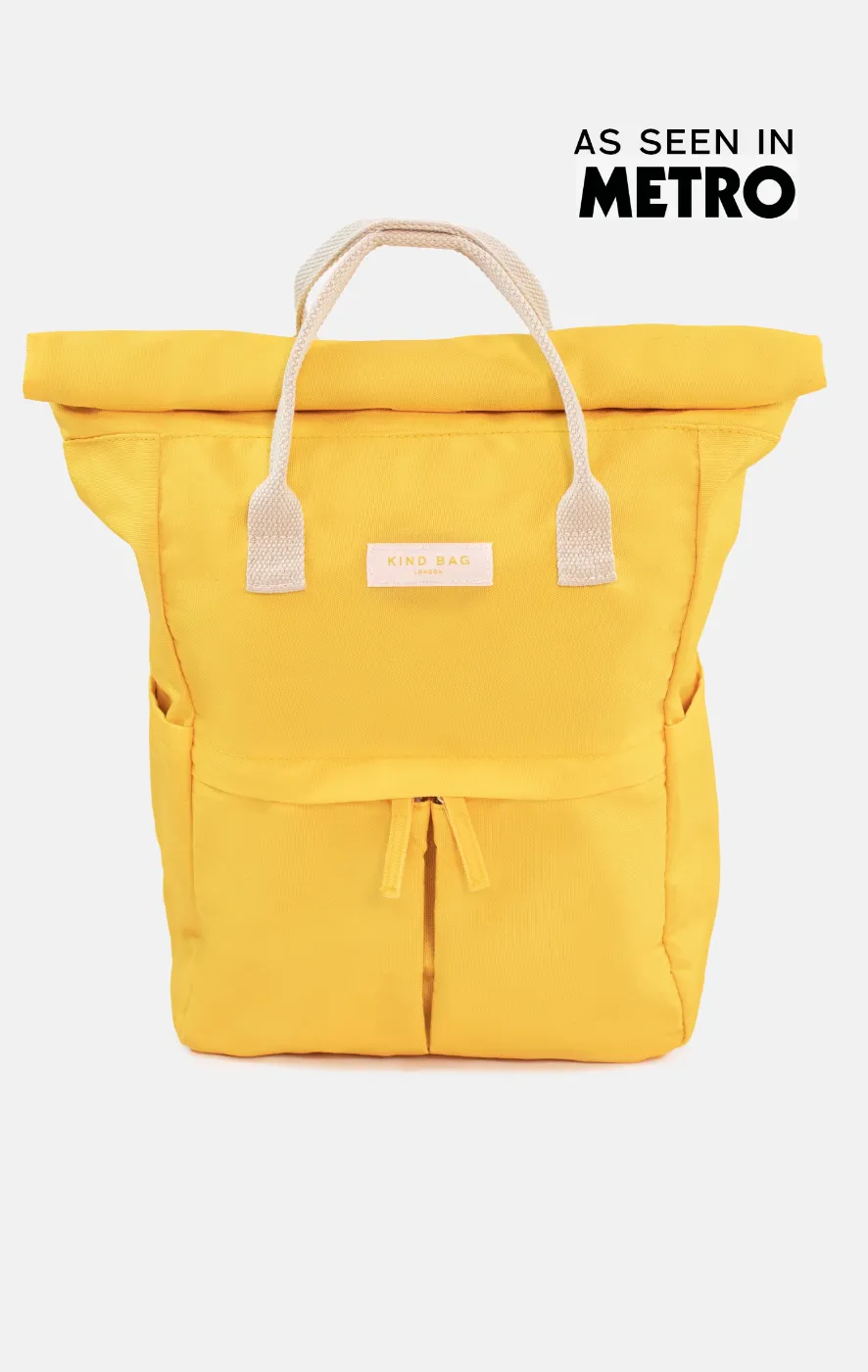 Tuscan Sun Yellow Medium Backpack
