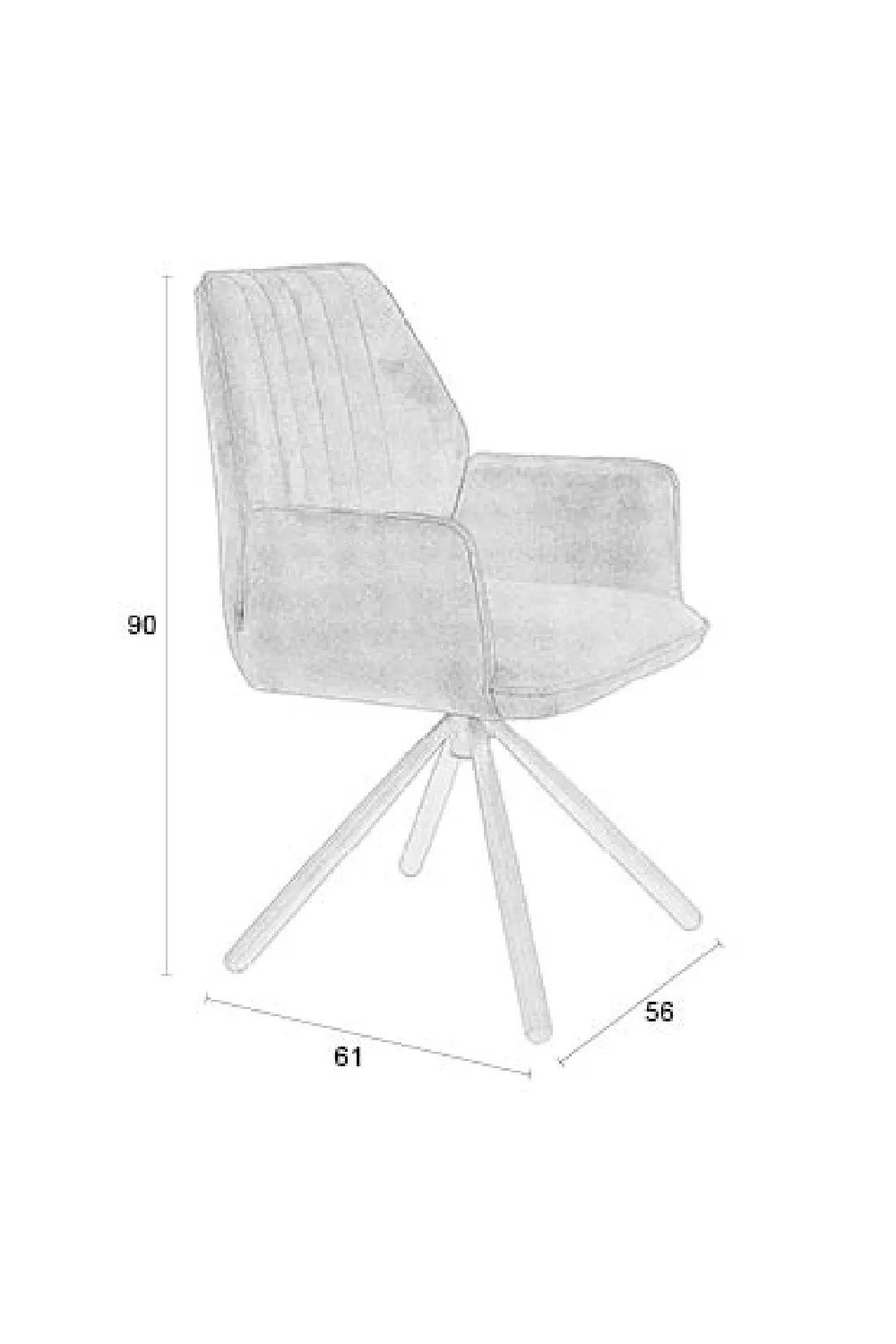 Velvet Modern Dining Armchairs (2) | DF Jamie