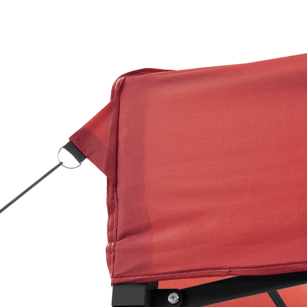 vidaXL Foldable Party Tent Pop-Up Burgundy 440x292x315 cm