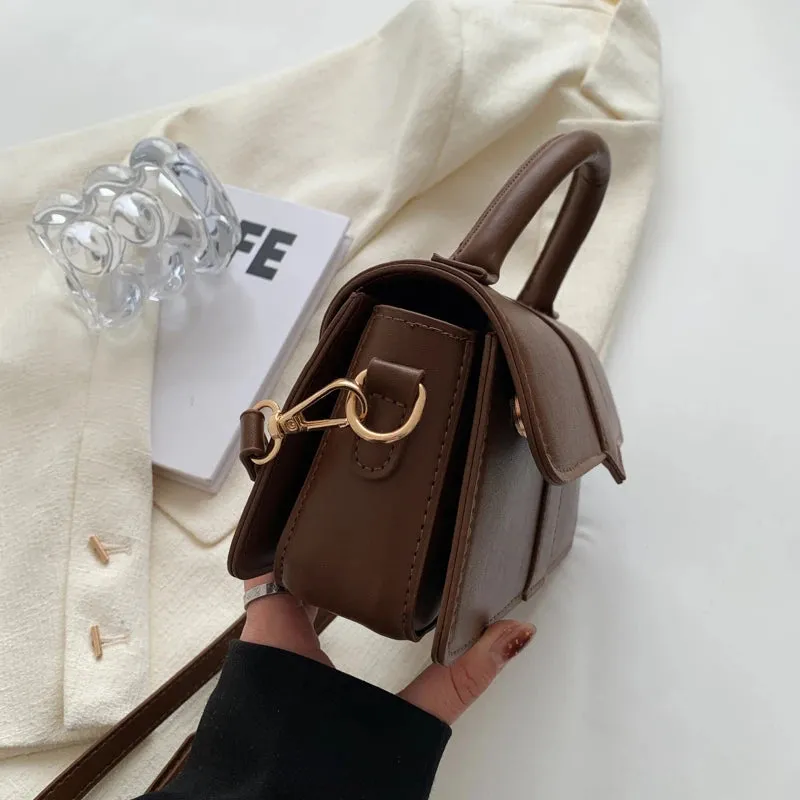 Vintage Square Satchel Shoulder Bags
