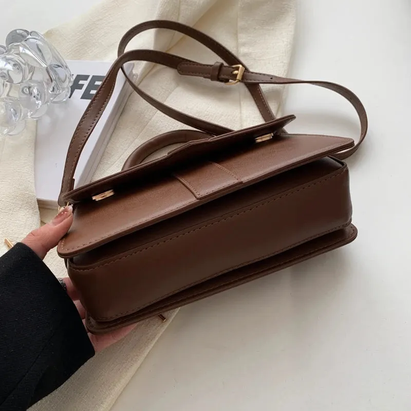 Vintage Square Satchel Shoulder Bags