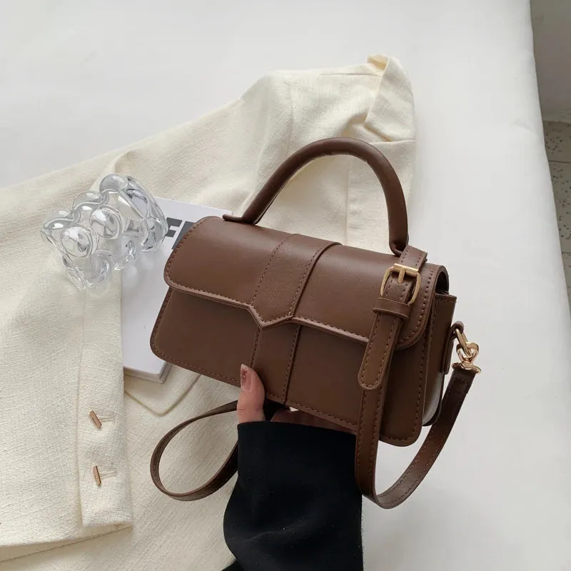 Vintage Square Satchel Shoulder Bags