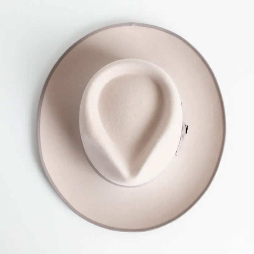 Vintage Vogue Exquisite Emblem Felt Fedora