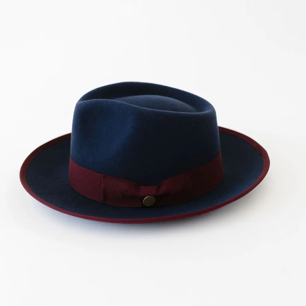 Vintage Vogue Exquisite Emblem Felt Fedora