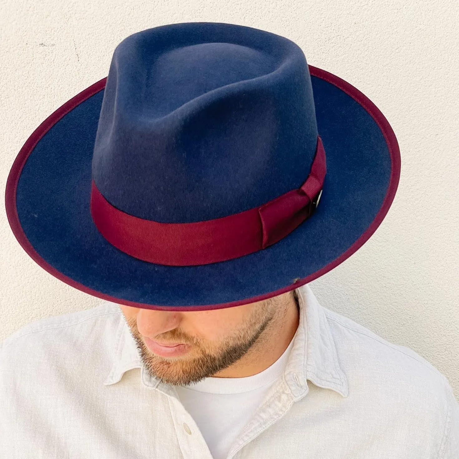 Vintage Vogue Exquisite Emblem Felt Fedora