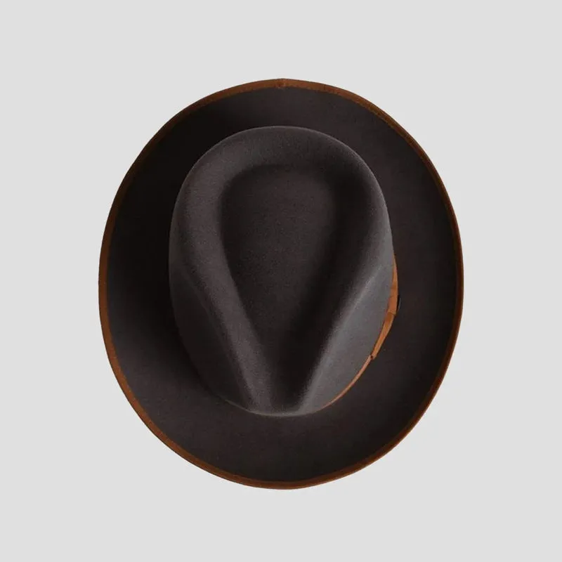 Vintage Vogue Exquisite Emblem Felt Fedora