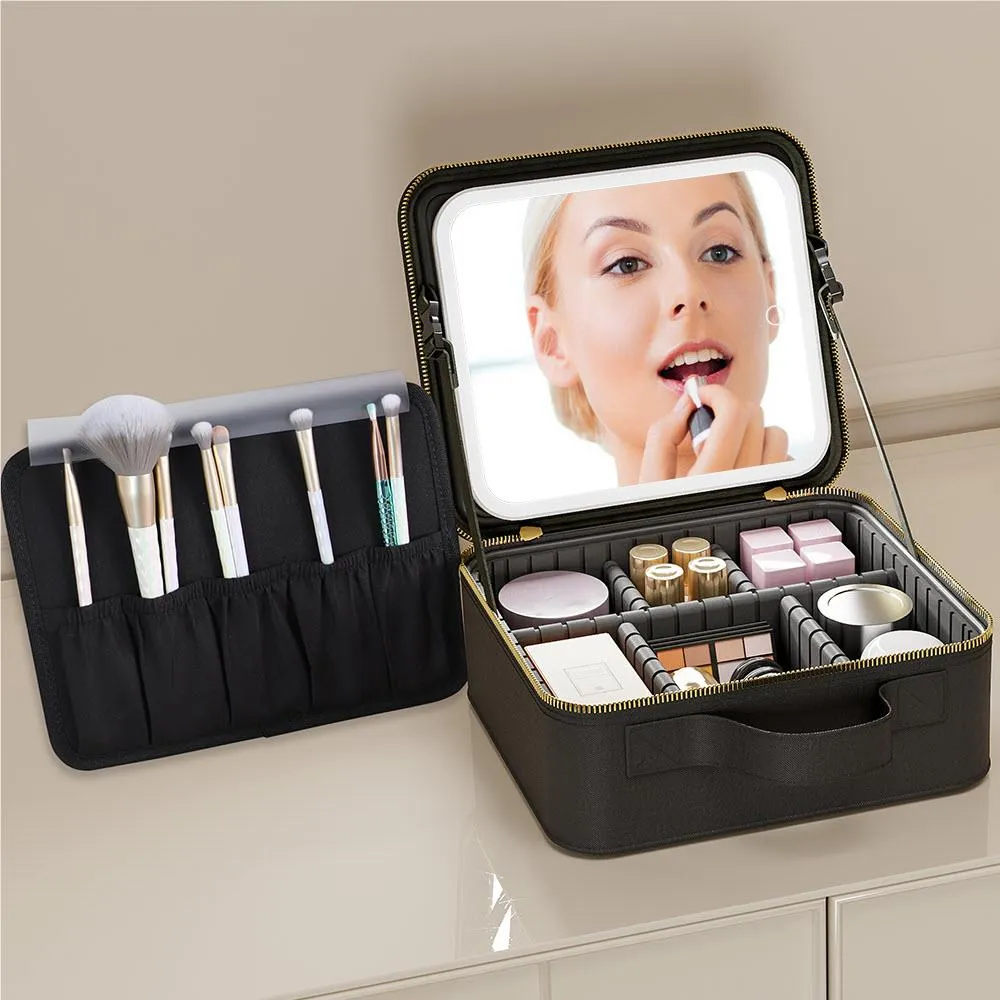 Wellcare Cosmetic Bag with Mirror