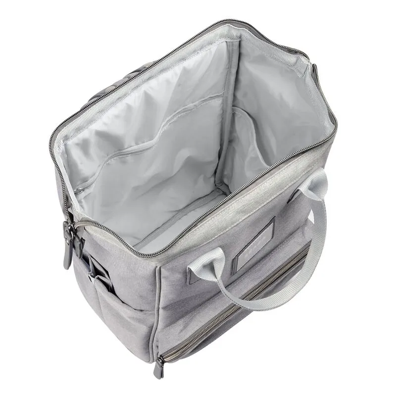 Wellington Diaper Bag - Heather Grey