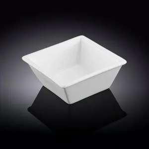 White Square Snack / Sauce Dish 4.25" inch X 4.25" inch X 1.75" inch | 11 X 11 X 4.5 Cm