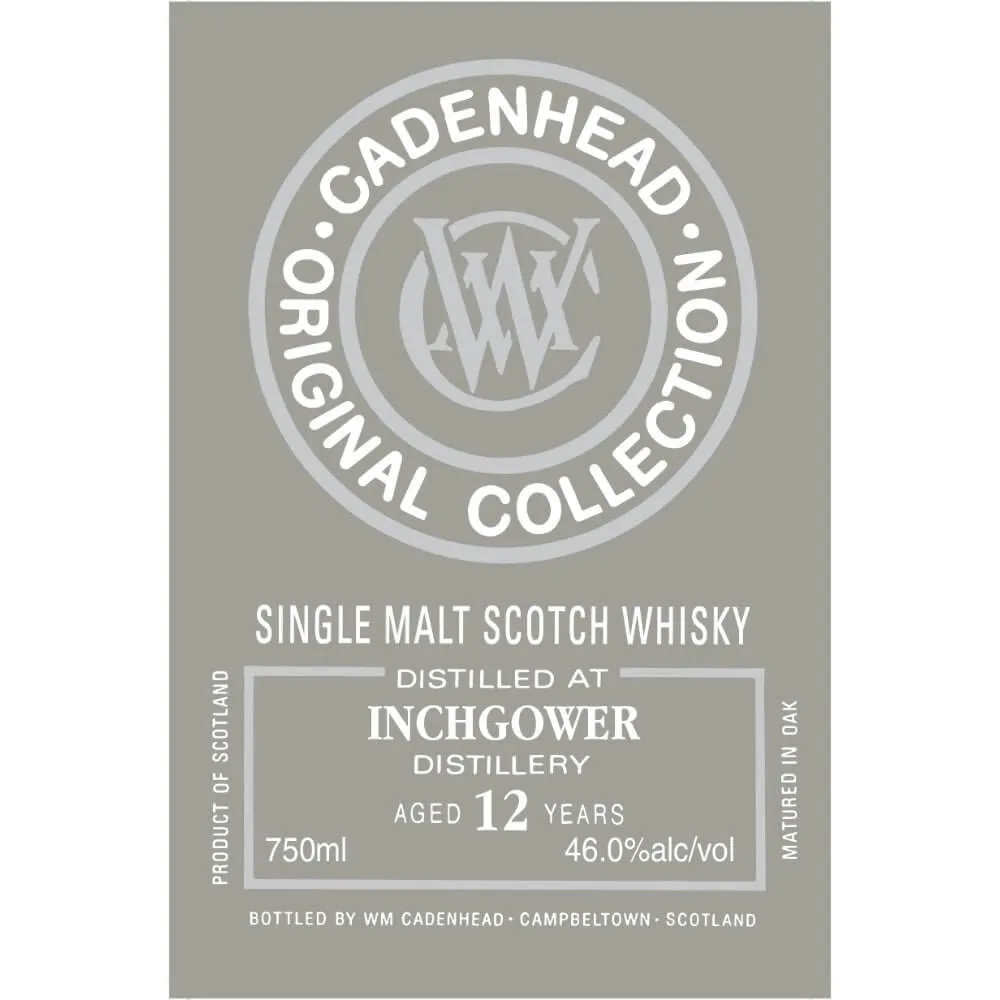 WM Cadenhead Inchgower 12 Year Old