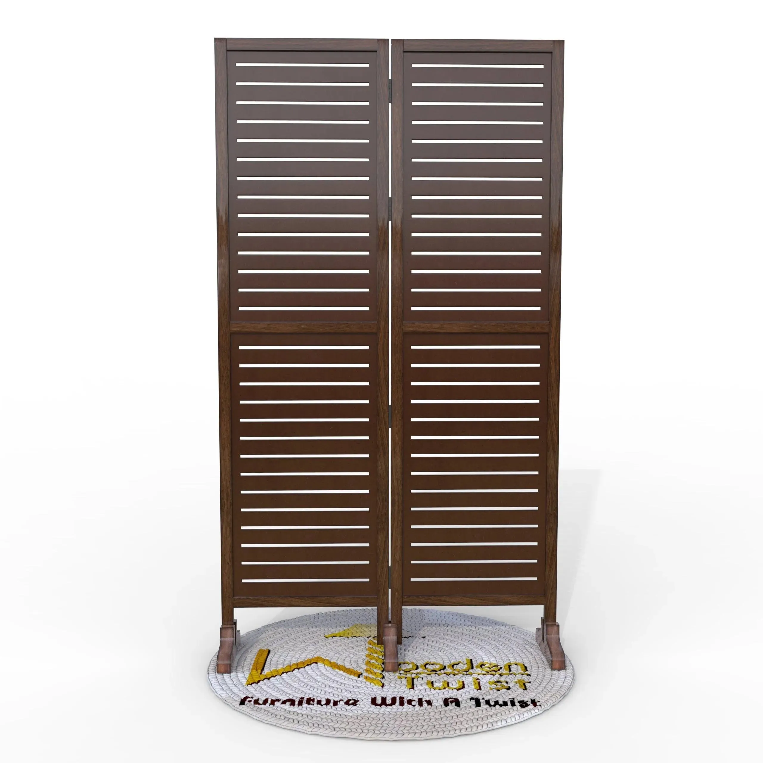 Wooden Twist Premium Solid Wood Room Divider
