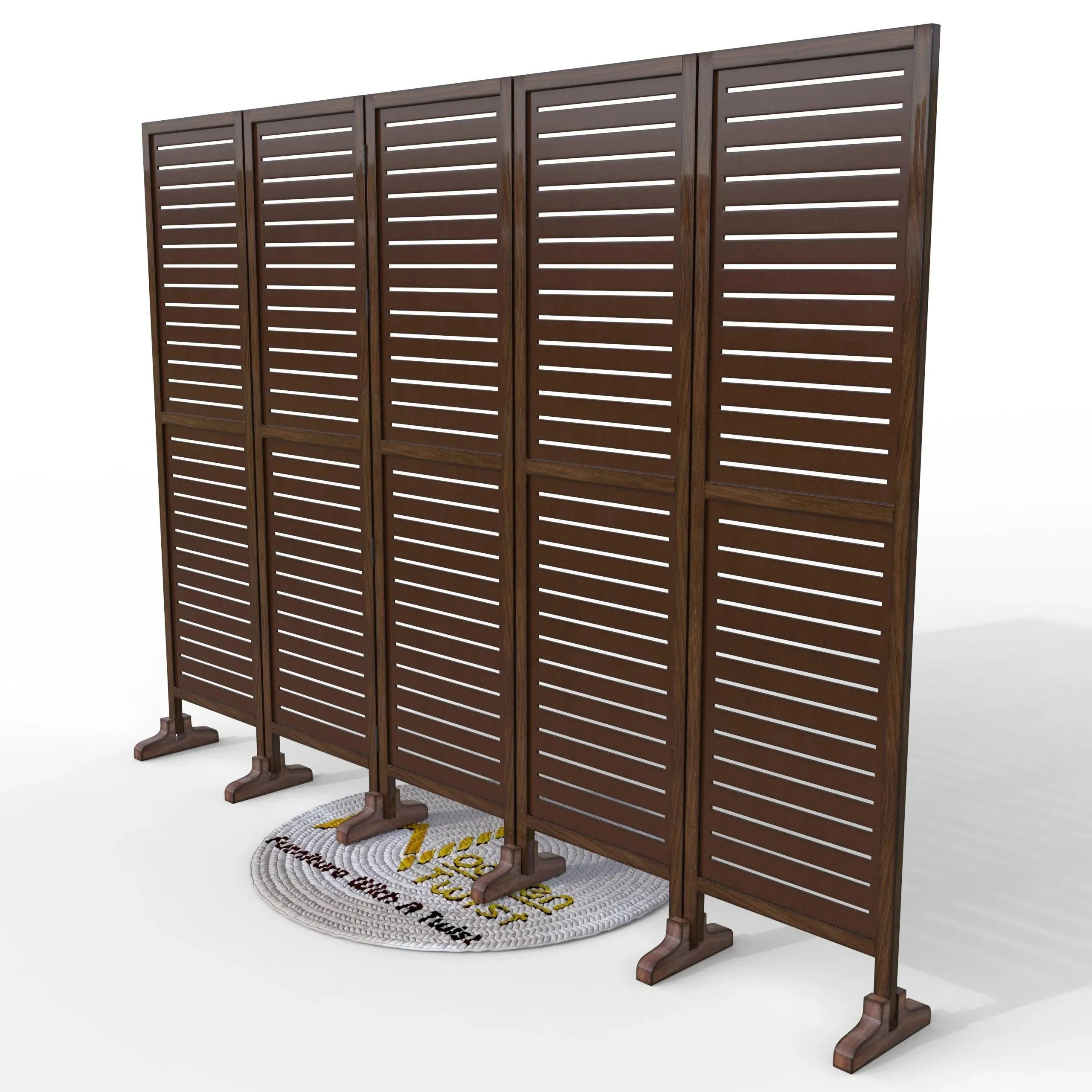 Wooden Twist Premium Solid Wood Room Divider