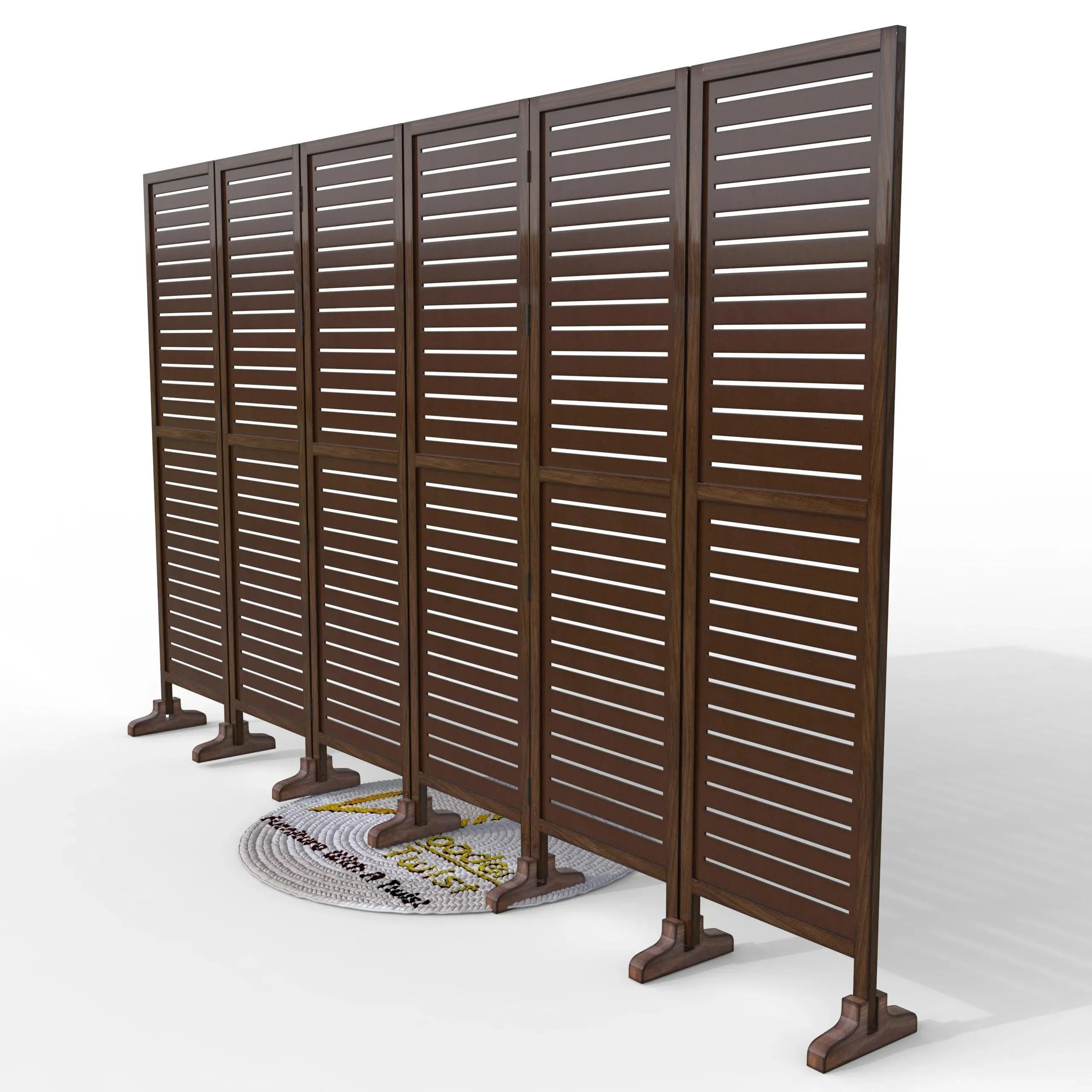 Wooden Twist Premium Solid Wood Room Divider