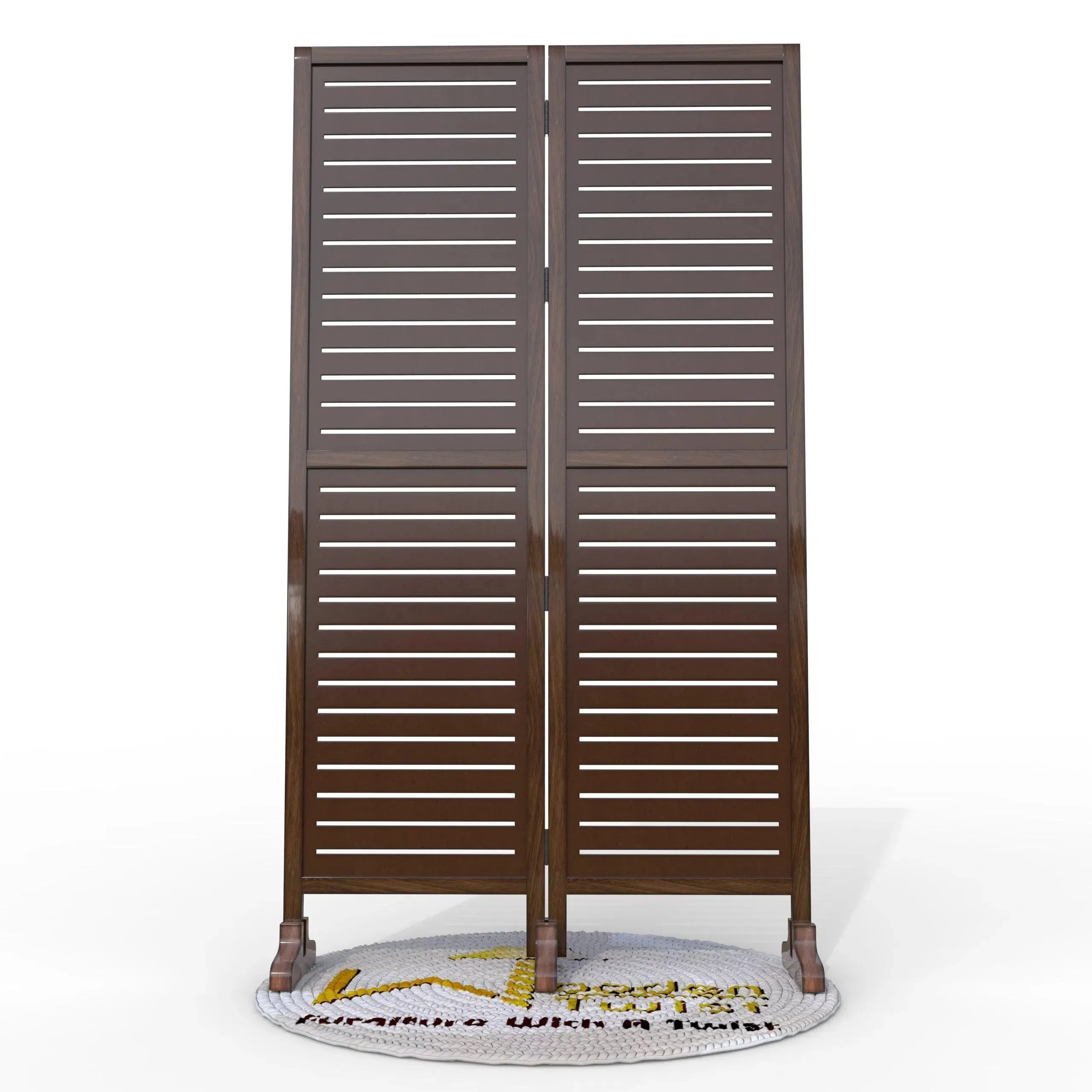 Wooden Twist Premium Solid Wood Room Divider