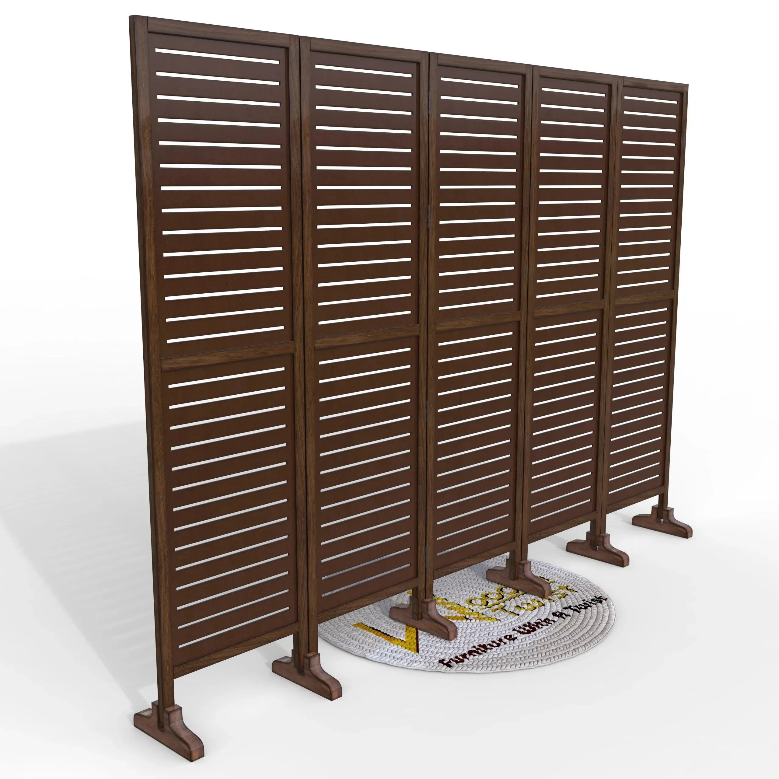 Wooden Twist Premium Solid Wood Room Divider