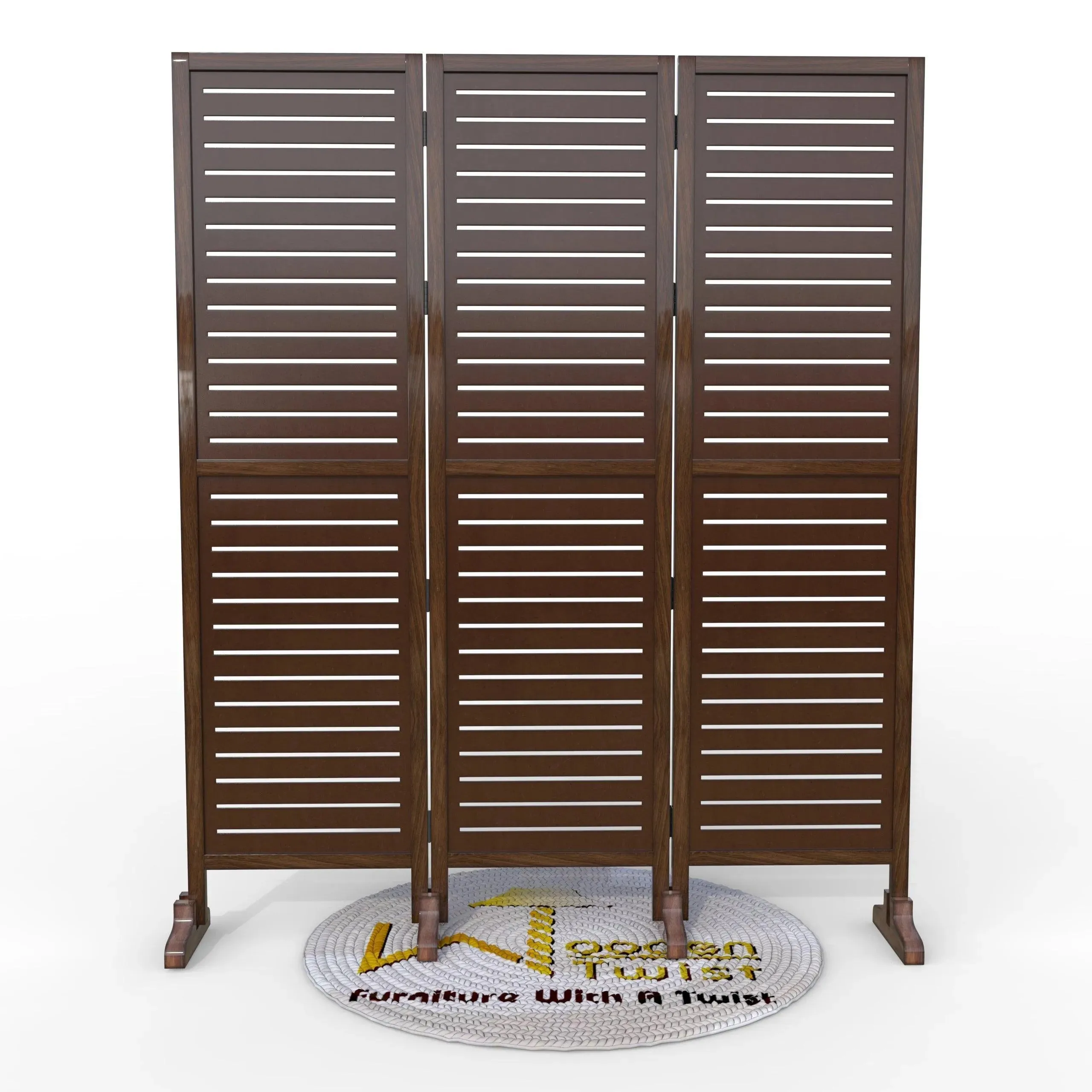 Wooden Twist Premium Solid Wood Room Divider