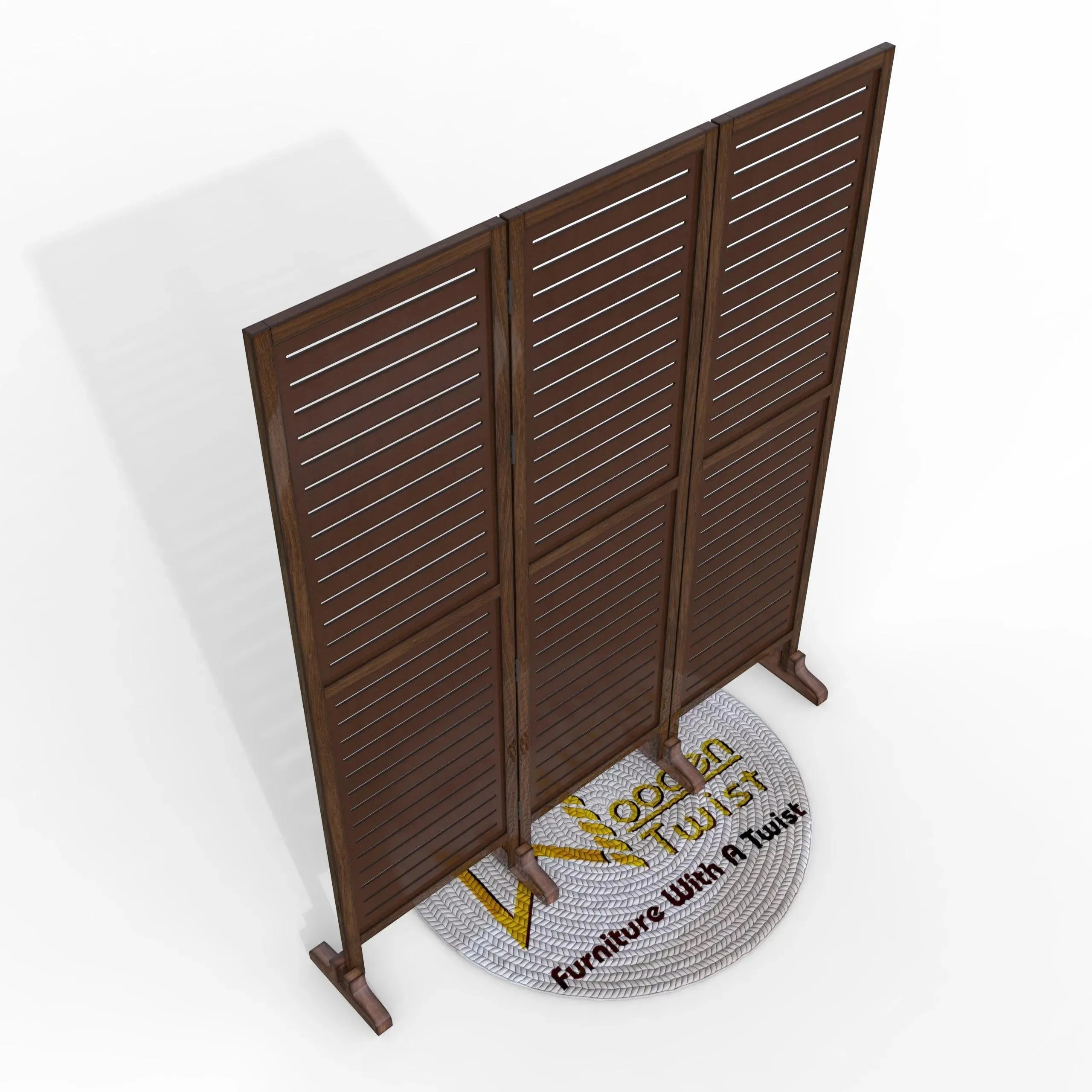 Wooden Twist Premium Solid Wood Room Divider