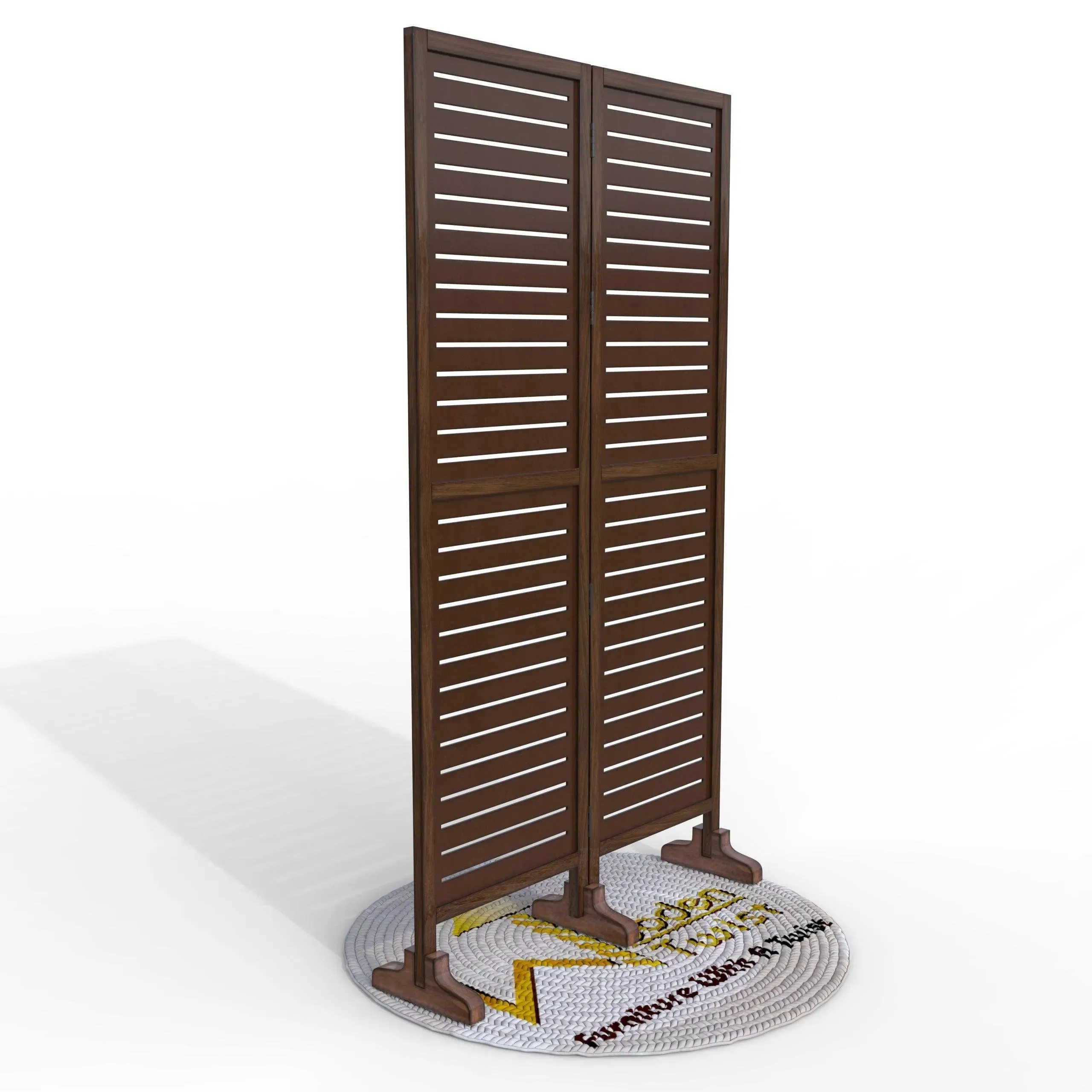 Wooden Twist Premium Solid Wood Room Divider