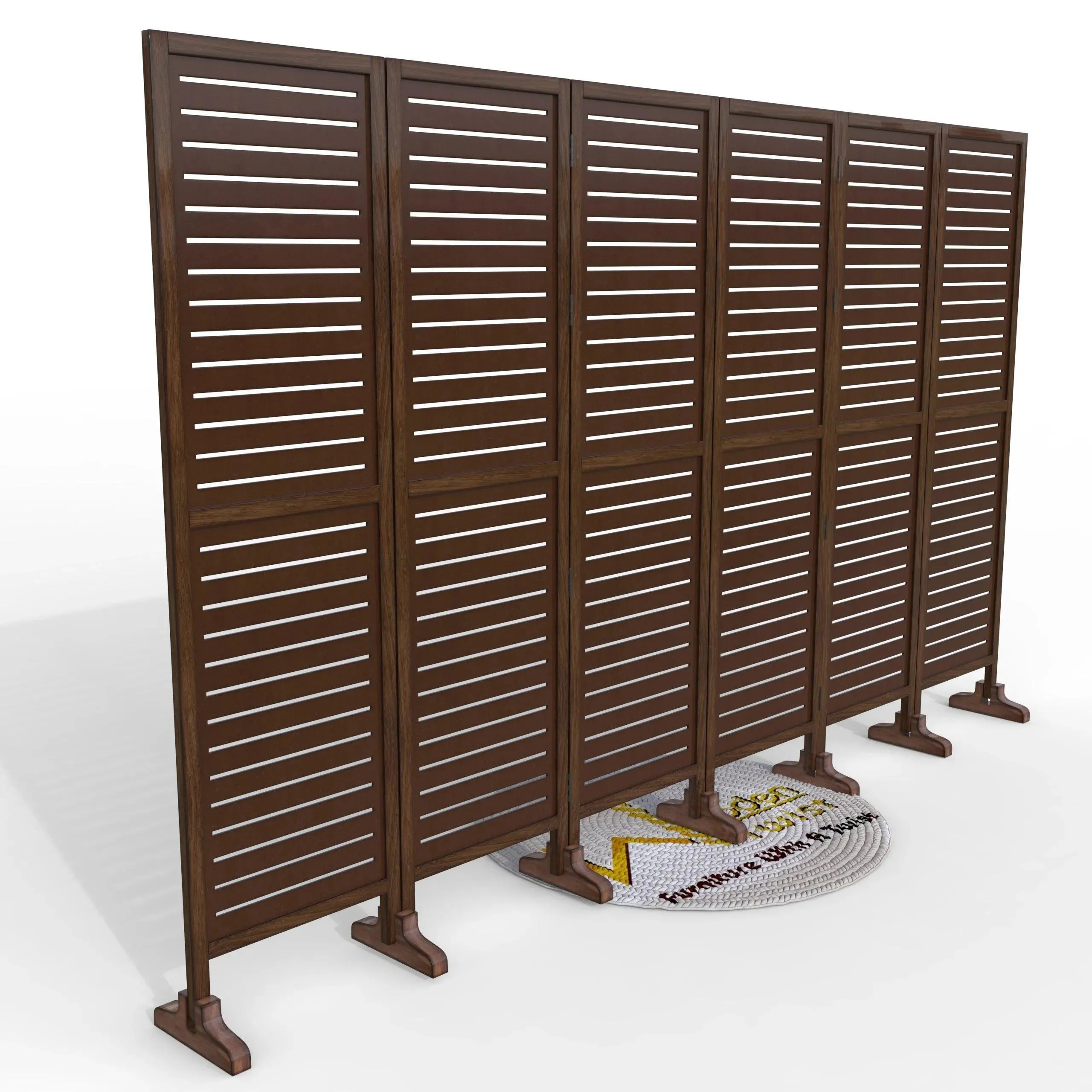 Wooden Twist Premium Solid Wood Room Divider