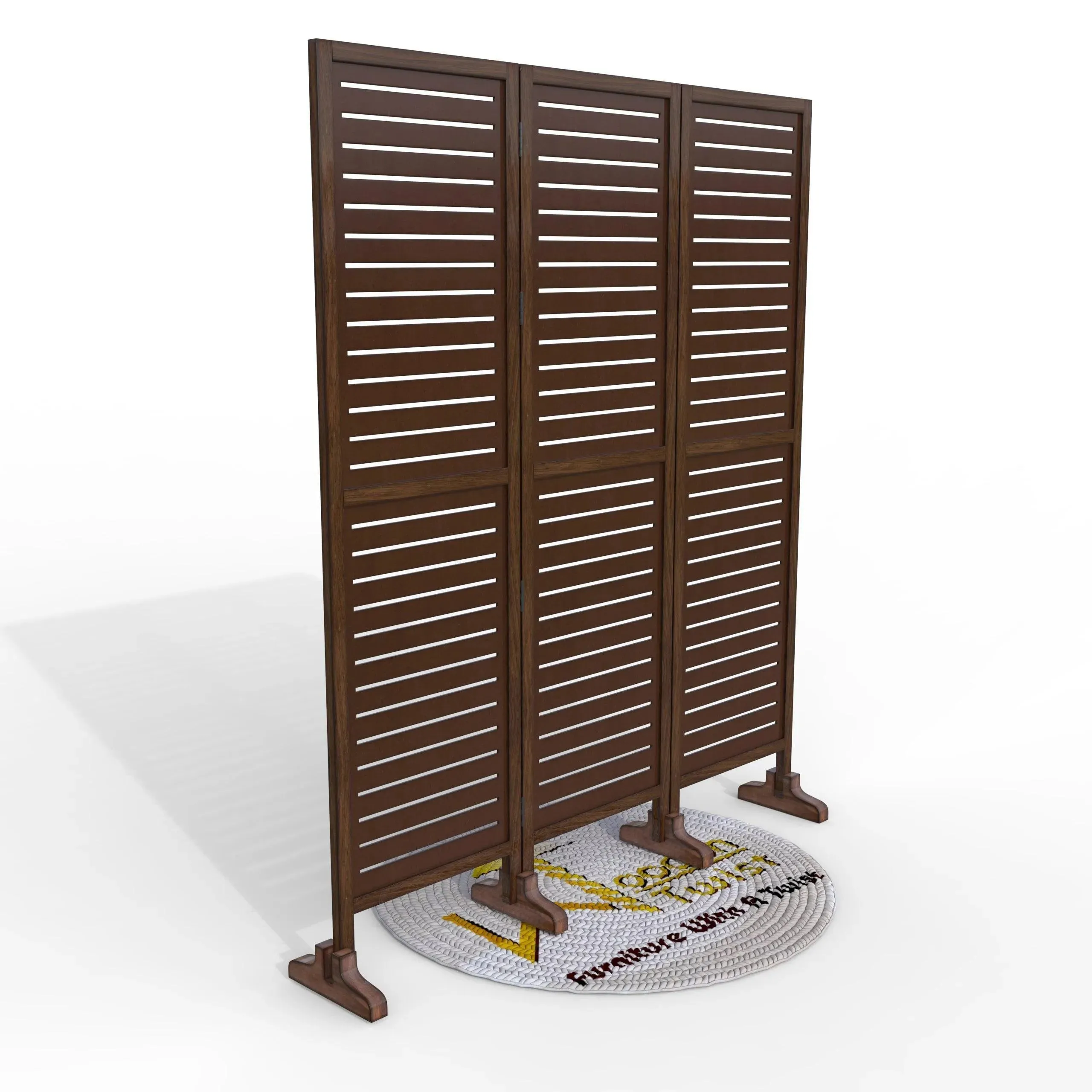 Wooden Twist Premium Solid Wood Room Divider