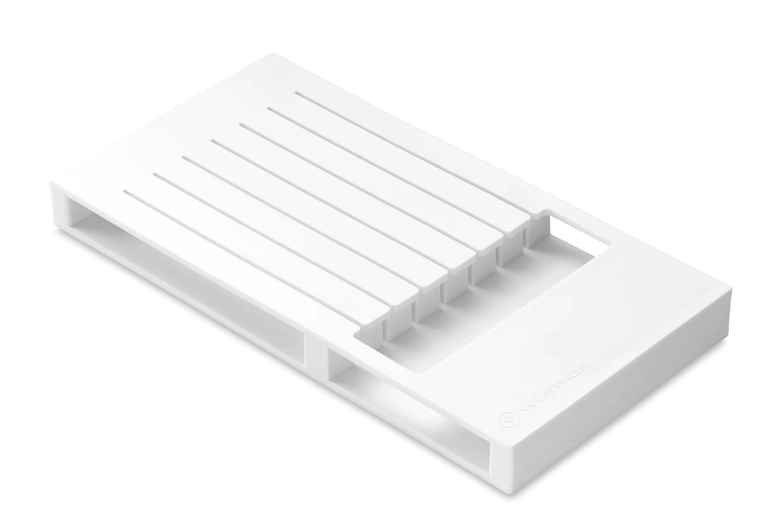 Wusthof 7 Slot In-Drawer Knife Organizer, White
